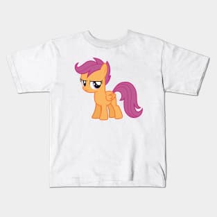 Displeased Scootaloo Kids T-Shirt